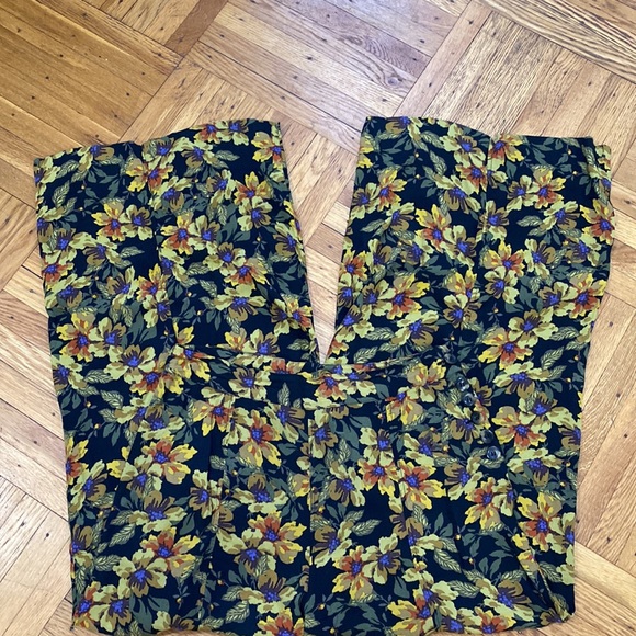 Free people floral wide leg size 8 - Picture 6 of 7